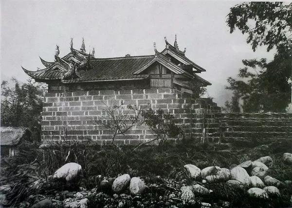 100年前中国风景建筑老照片,两亿多年前的景观