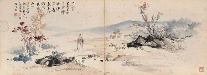 写意山水花鸟画精品欣赏,吴待秋山水画精品欣赏图文
