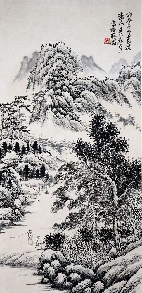 写意山水花鸟画精品欣赏,吴待秋山水画精品欣赏图文