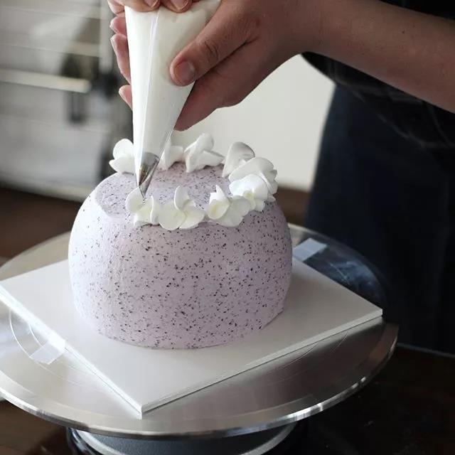 八齿裱花嘴奶油蛋糕简单造型,小孩子奶油蛋糕造型简单