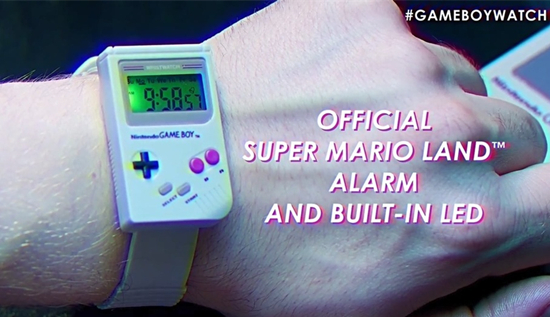 将童年回忆戴在手上！国外礼品网推出GameBoy外形腕表和闹钟