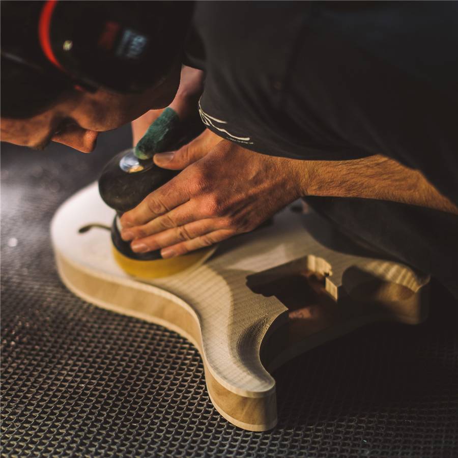 prs吉他制作全过程,prs电吉他手工