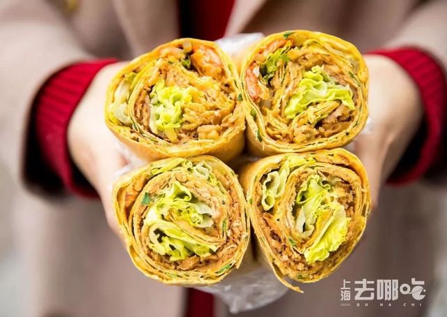 称霸徐汇5年的神级煎饼摊,学生*党**可以免排队!