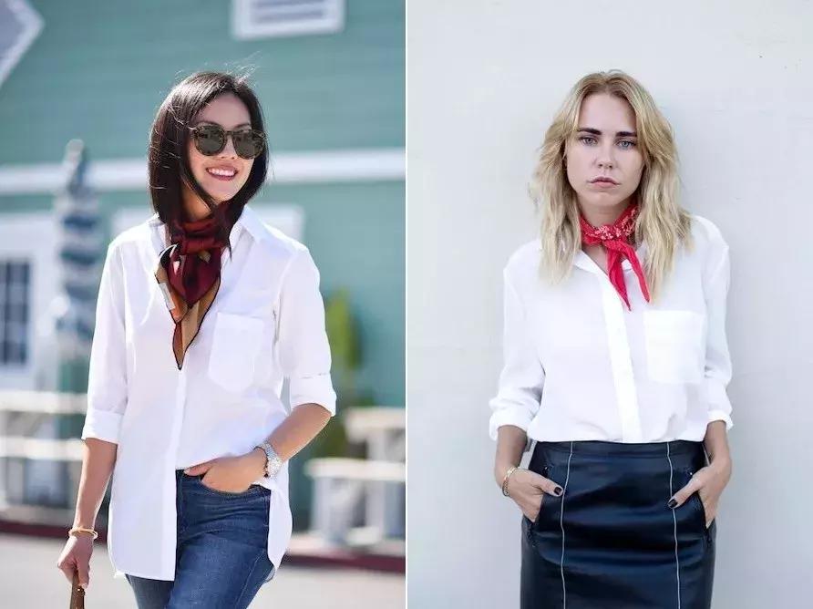 各种丝巾怎么戴,丝巾各种各样戴法