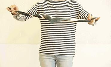 各种丝巾怎么戴,丝巾各种各样戴法