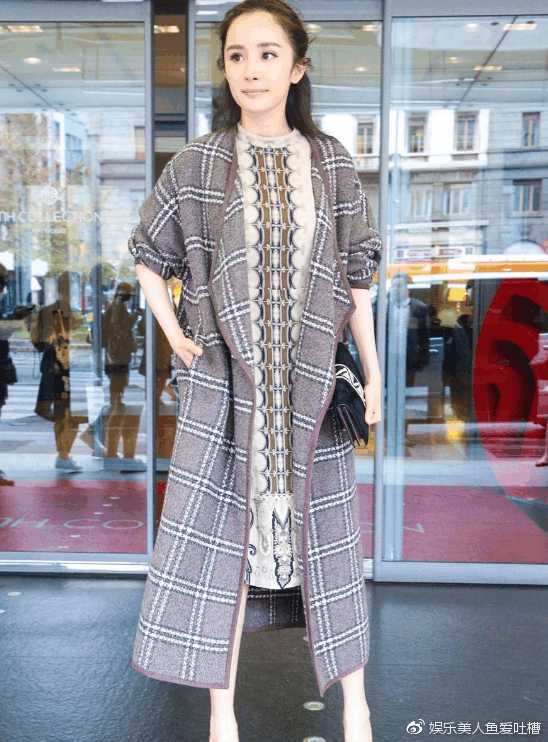 杨幂街拍打扮视频,杨幂制服穿搭图片