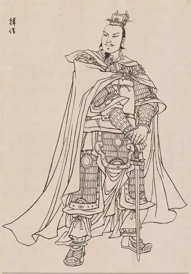 传统人物白描手稿,古代白描人物集锦