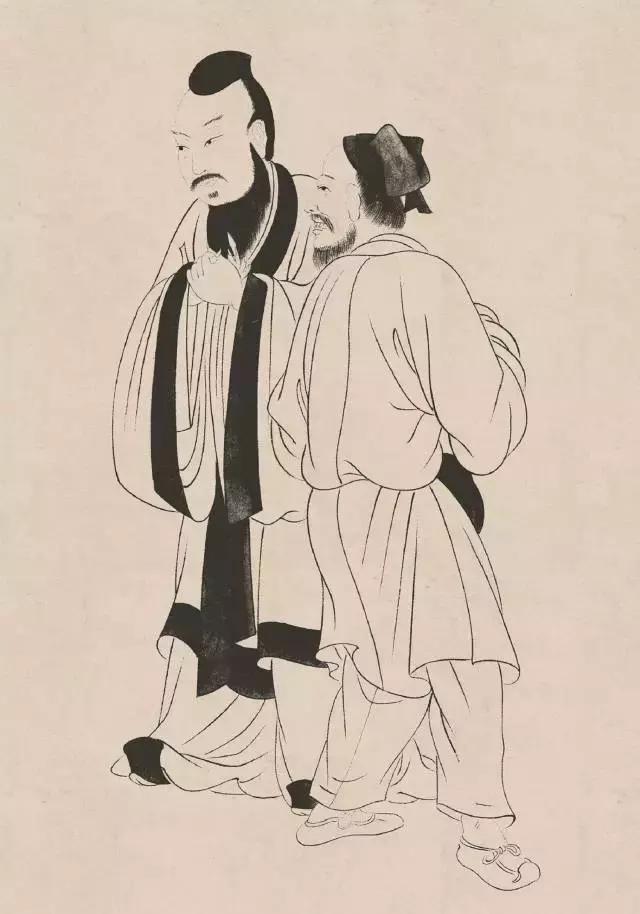 传统人物白描手稿,古代白描人物集锦