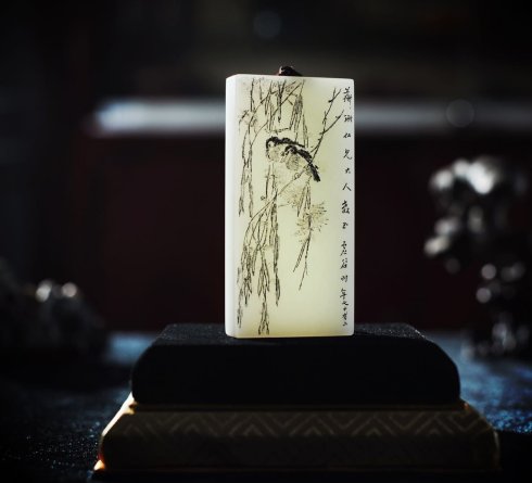 （七）杨氏微刻：淮海玉雕联盟2018走访蚌埠杨其鹏工作室