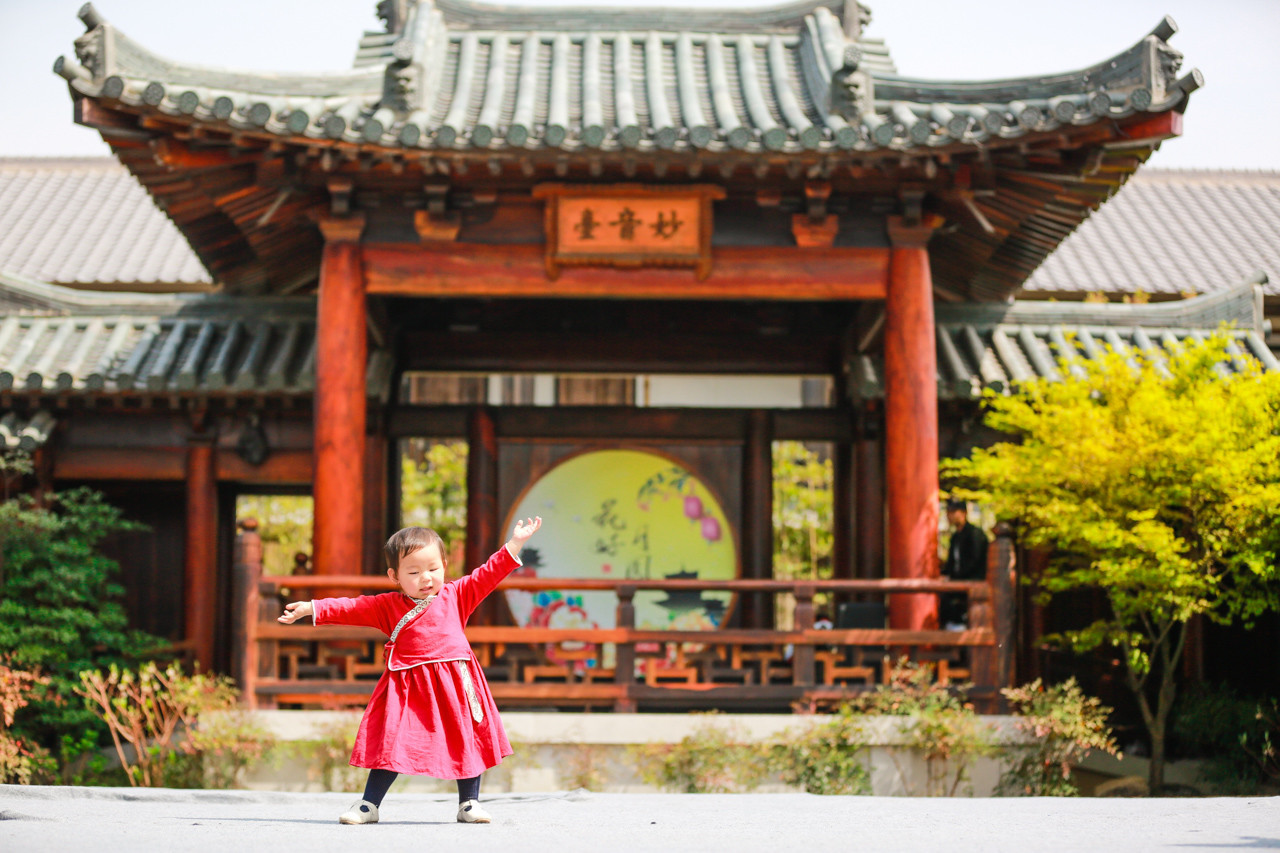 三月的拈花湾樱花烂漫,烟花三月桃花