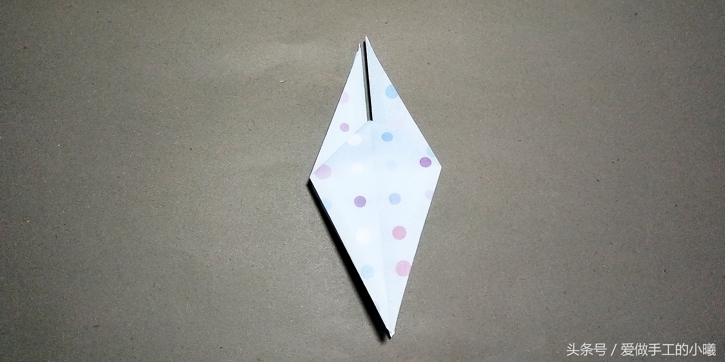 三头千纸鹤折纸,千纸鹤戒指折纸