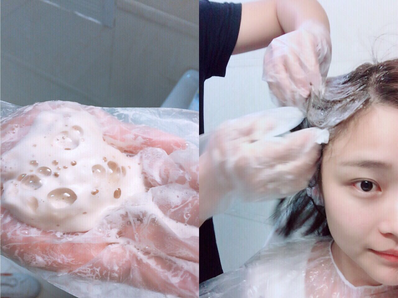 施华蔻斐丝丽泡泡染发剂薄荷青灰,施华蔻斐丝丽泡泡染发剂教学