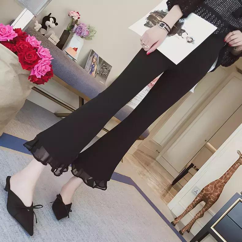 时尚女士休闲裤打造潮流穿搭,女士夏季新款时尚休闲裤百搭洋气