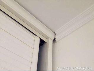 衣柜顶可以贴石膏线吗,衣柜做到顶怎么处理