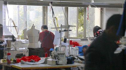 武纺艺术展,武纺服装表演