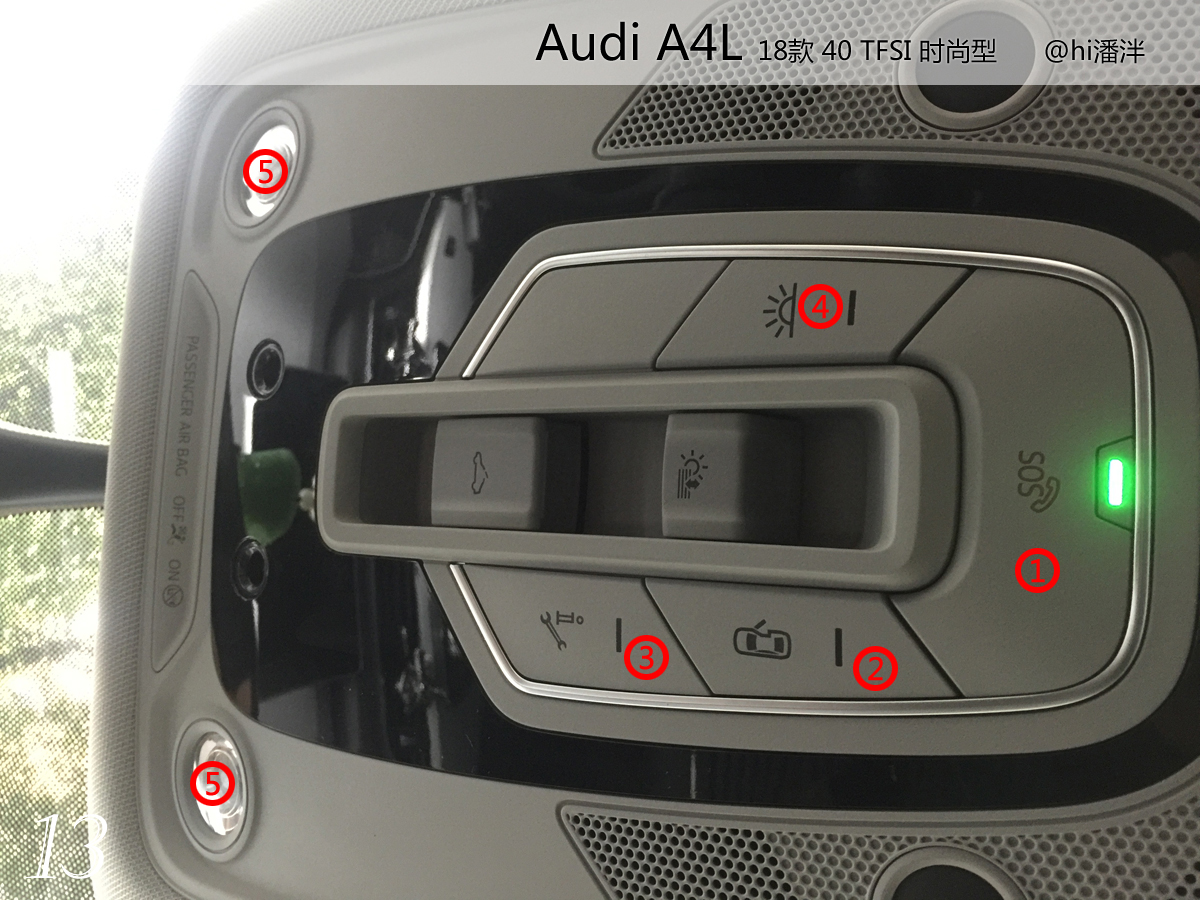奥迪a4l40时尚动感按键与功能,奥迪a4l40豪华动感型按键讲解