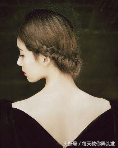 最简单的韩式盘发发型新娘,10款甜美可爱的韩式简单盘发发型