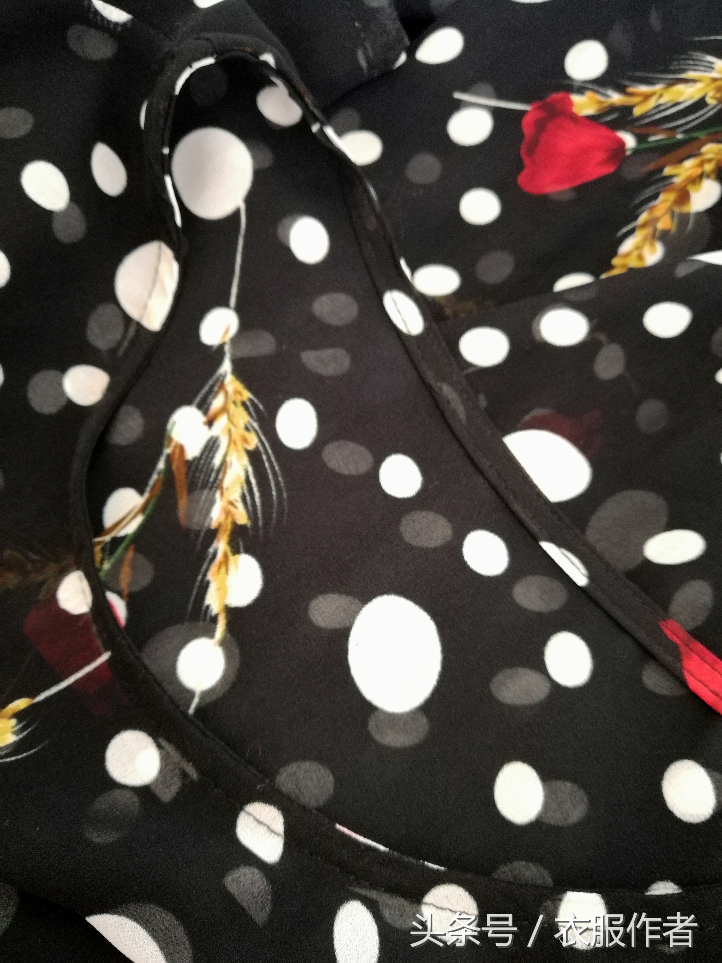 雪纺连衣裙圆领裁剪制作视频,红升服饰雪纺过膝小摆连衣裙裁剪