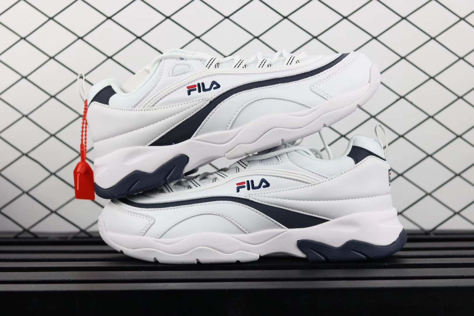 fila斐乐2023新款老爹鞋,fila联名款ray老爹