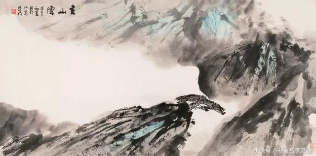 中国画名家亚明,当代金陵画派画家