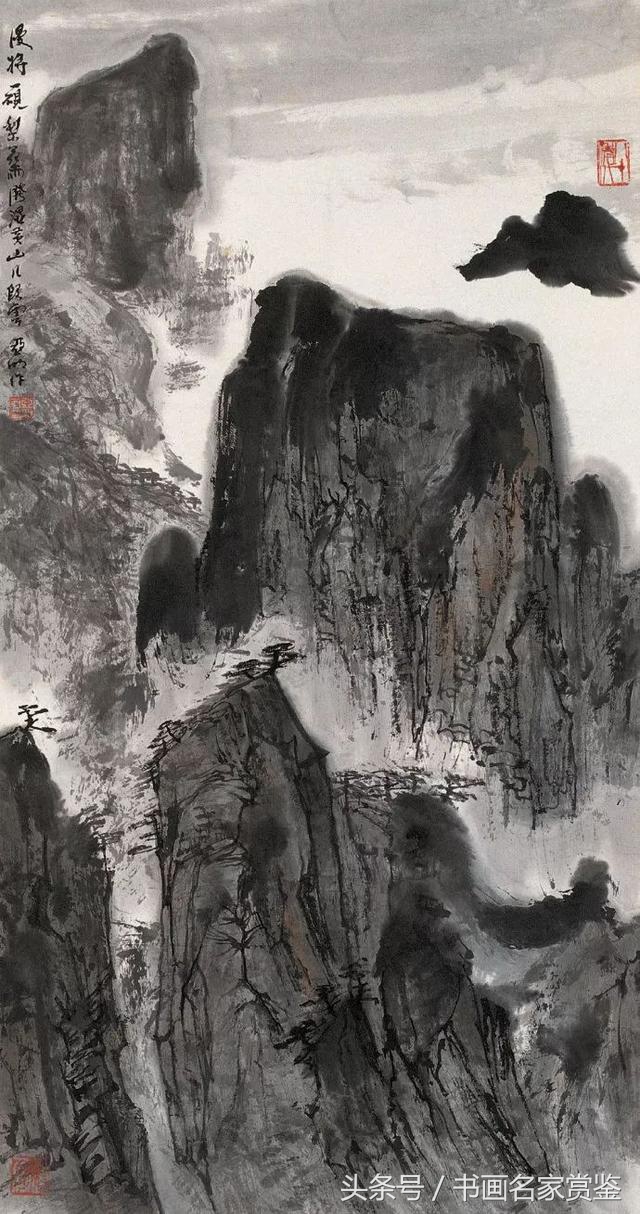 中国画名家亚明,当代金陵画派画家