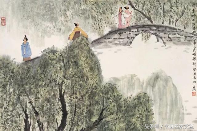 中国画名家亚明,当代金陵画派画家