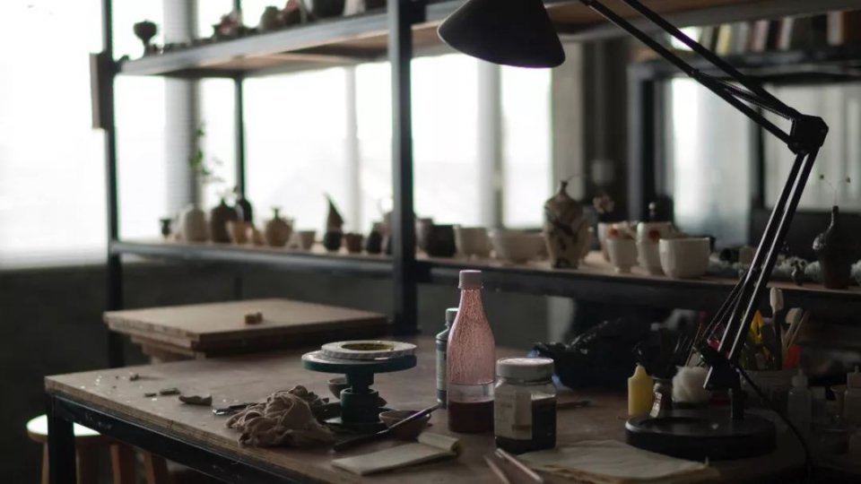 陶艺小泥人作品,小泥人陶艺小朋友