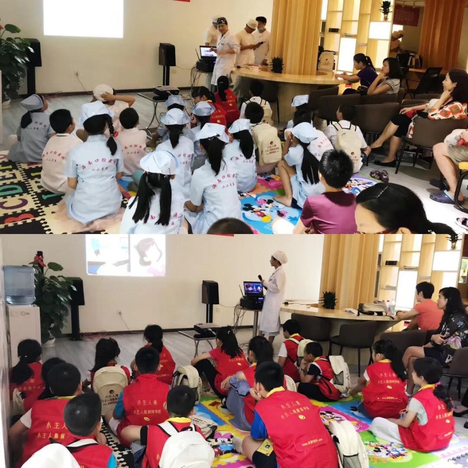 化身小记者采访家人求学成长,小记者变身小牙医