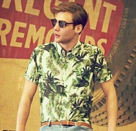 ins风男士衬衫穿搭,男士牛津纺衬衫长袖搭配