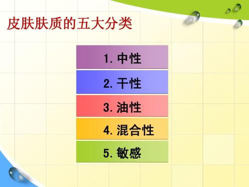 五大类型皮肤图片讲解及建议护理,五大类型皮肤图片讲解