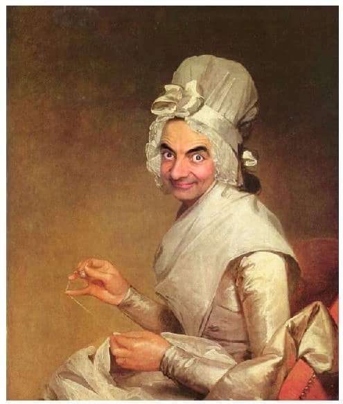 PS大神疯玩豆豆先生万用表情,变身各种知名角色笑果十足