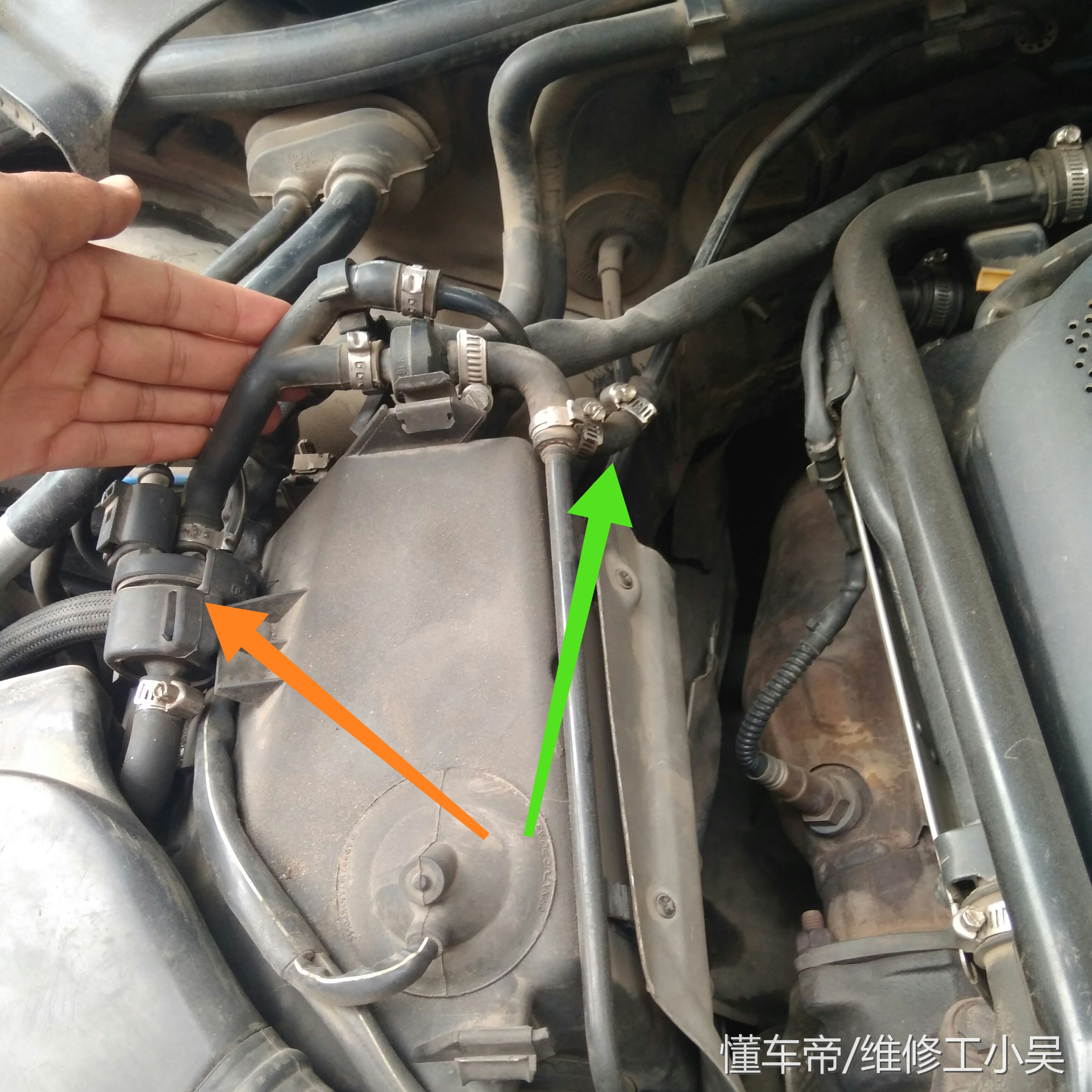 帕萨特发动机大修后故障灯亮,帕萨特发动机故障灯常亮怎么消除