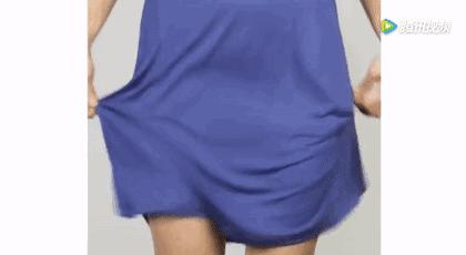 她在裙子上放了一枚硬币，结果个个都学她，原来还能这样用！