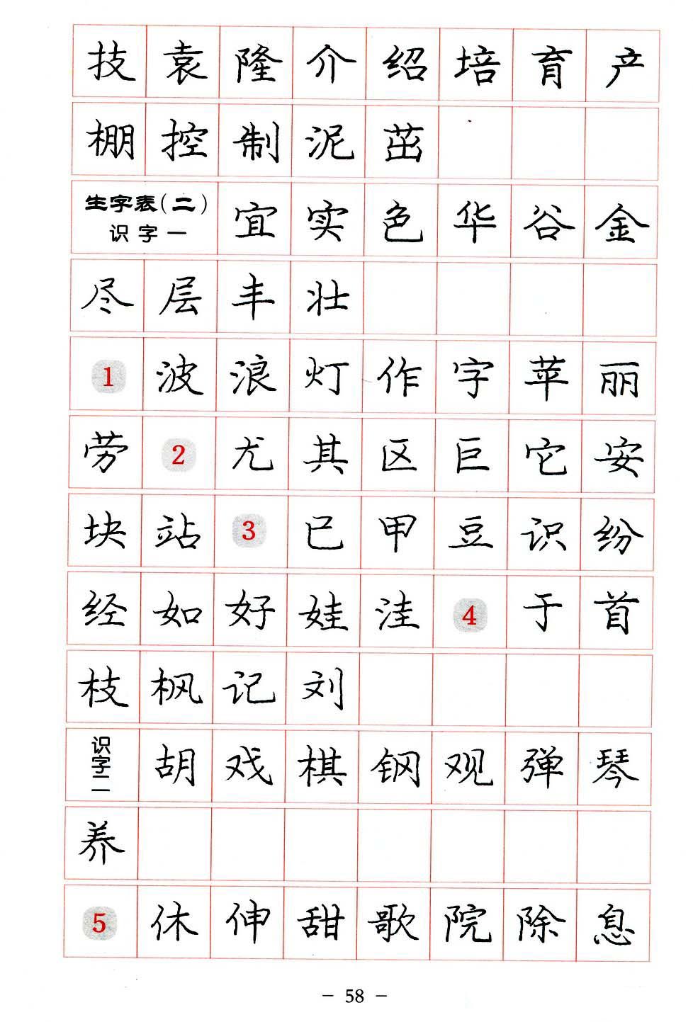 庞中华硬笔楷书系列字帖,庞中华硬笔楷书入门字帖