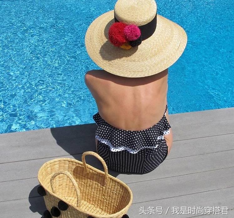 ins草编包韩国百搭休闲,ins小众高级流行感水桶包