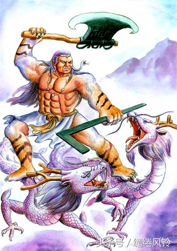 三皇五帝上古神话关系图,古华夏的神话传说三皇五帝