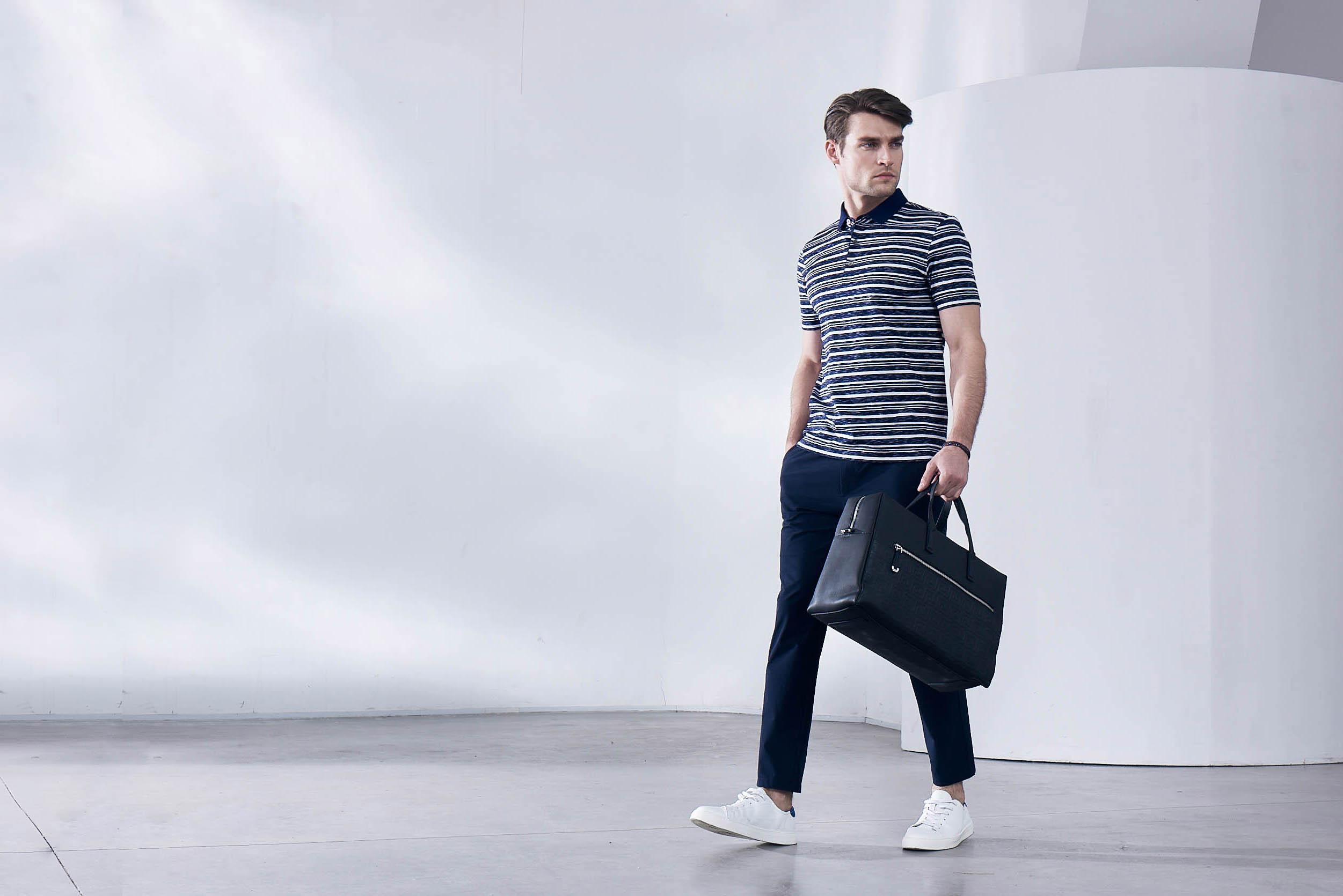 金利来成熟稳重,金利来商务男士春穿搭