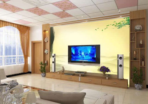 小户型2米7宽电视背景墙设计,小户型中式电视背景墙效果图