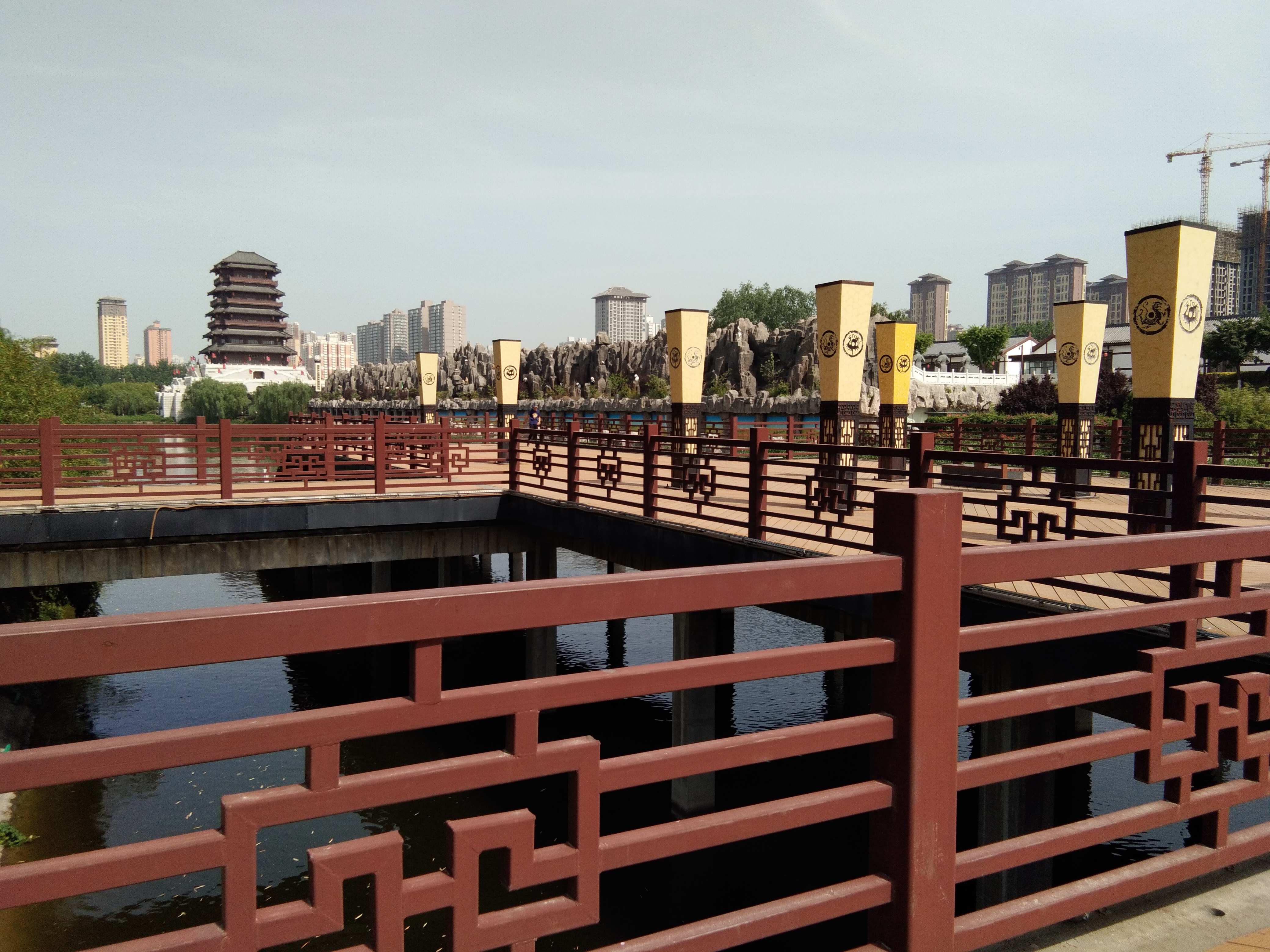 脚踏汉城湖公园全程!感受汉武辉煌!