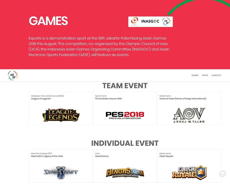 热点｜实况足球、lol、炉石传说等入选亚运会表演赛项目