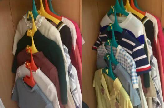 挂衣架神器可挂100个衣架,衣柜垂直挂衣架推荐