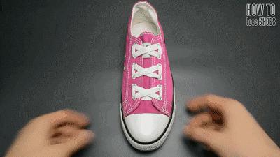 adidas贝壳头鞋带不打结系法,运动鞋鞋带系法教程男板鞋免打结