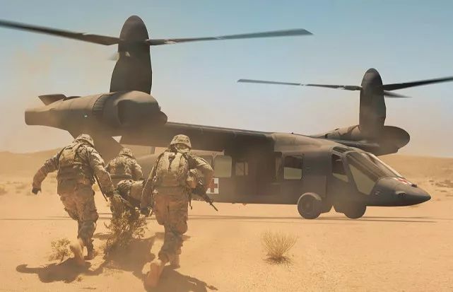 美军倾转旋翼机的变形过程,美国军用倾转旋翼机