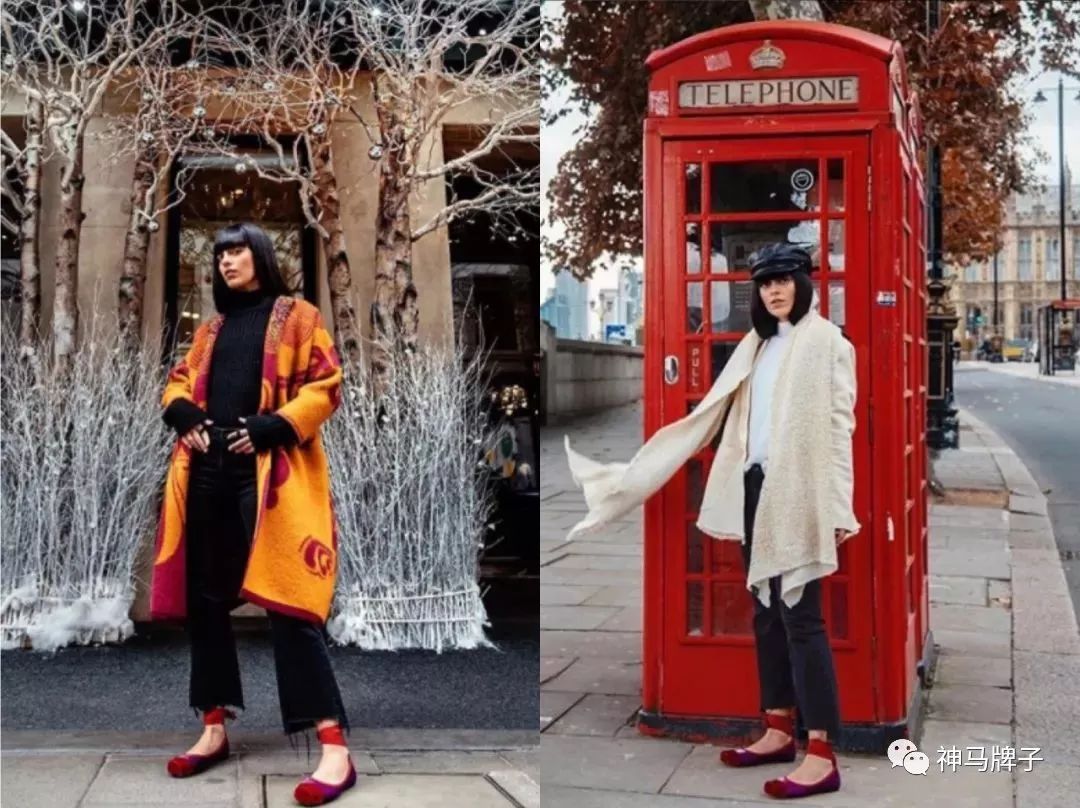 唐晶款英伦风圆头女鞋,唐晶同款鞋厚高跟鞋