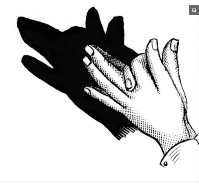 教小朋友做手影游戏,手影幼儿游戏