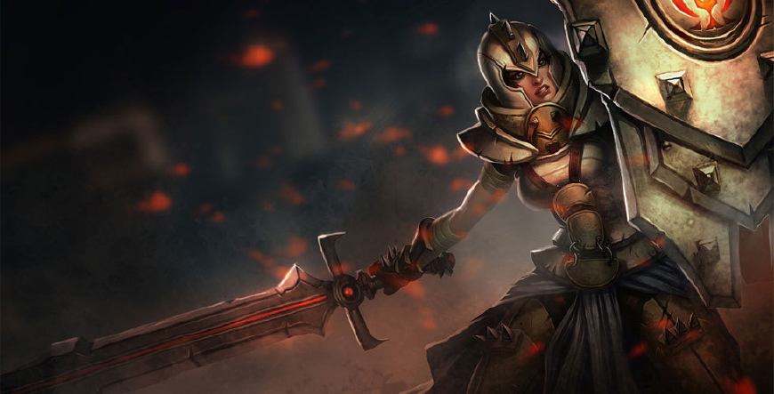 英雄联盟蕾欧娜水晶圣骑,曙光女神蕾欧娜