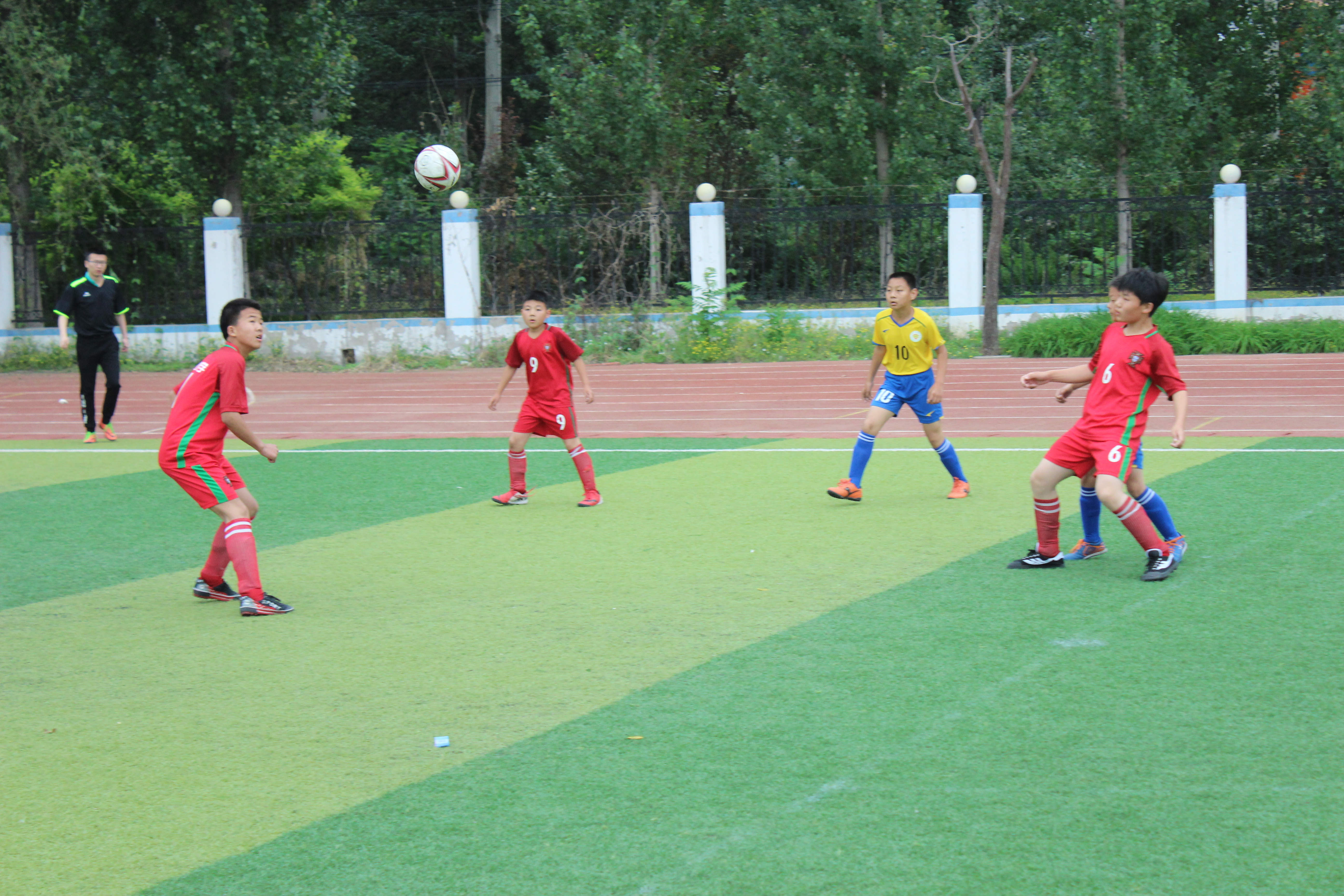 全县中小学生足球联赛决赛,参加校园足球联赛动员大会