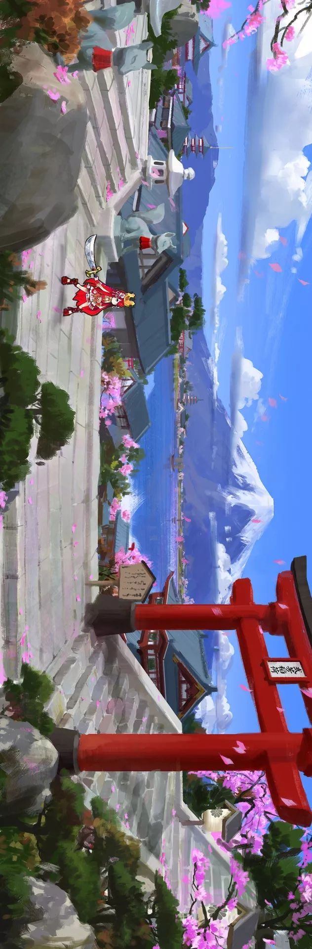 中式场景原画设计教程,国人插画师写实风格的插画欣赏