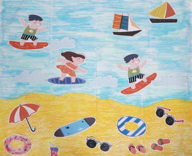 幼儿园夏季环创,幼儿园高端环创图片