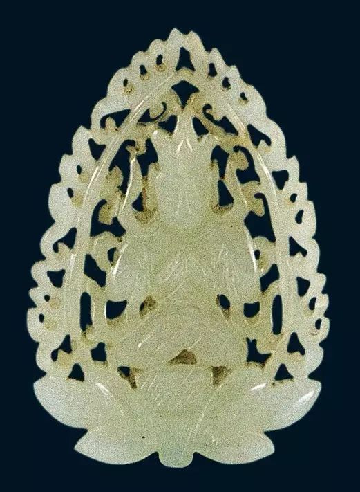 馆藏玉佛,明清鎏金玉佛